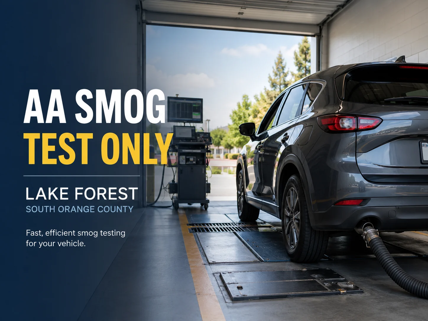 AA Smog Test Only — Smog & Emissions in Lake Forest