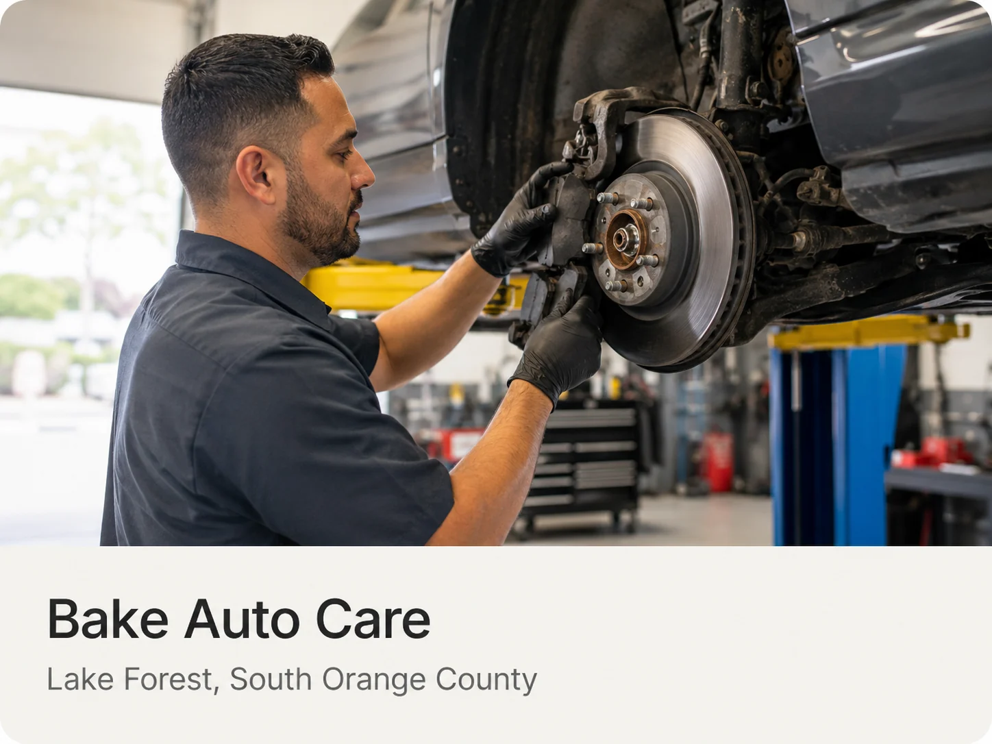Bake Auto Care — Auto Repair & Service in Lake Forest