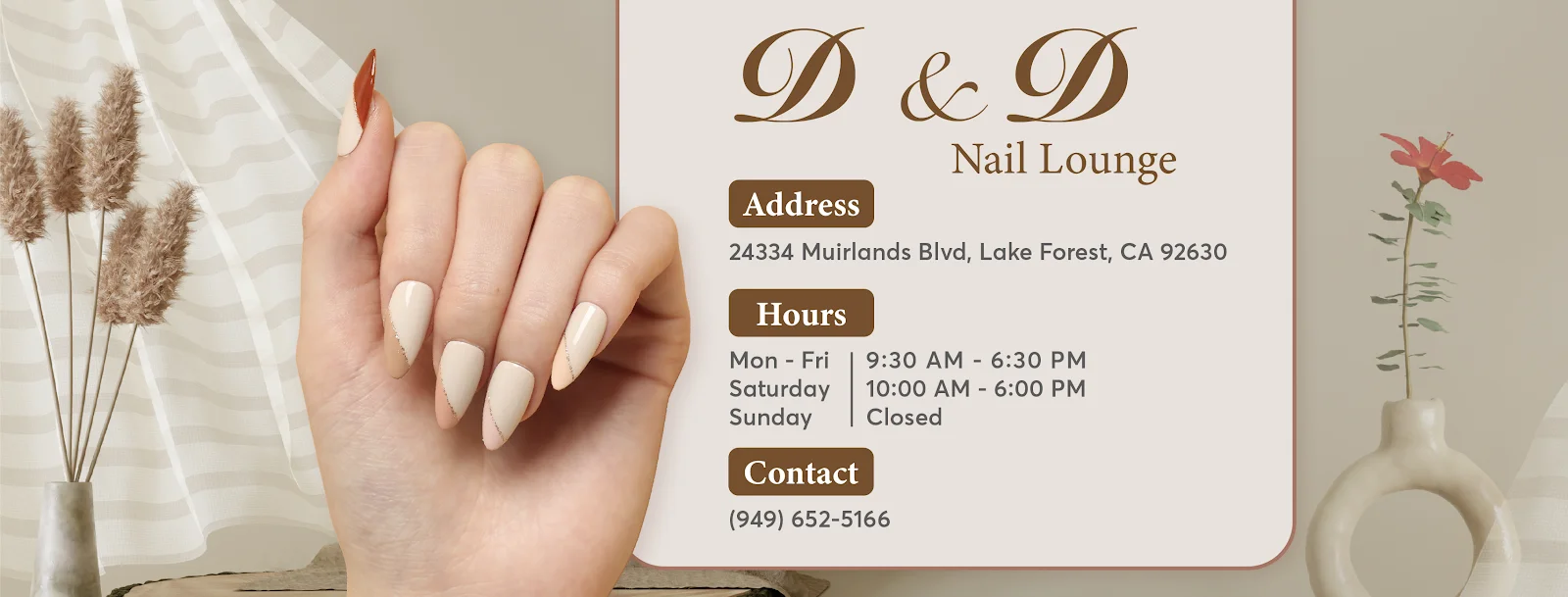 D&D Nail Lounge — Nail Salons
