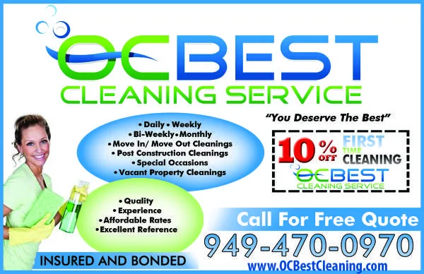 OC Best Cleaning Services — Cleaning & Handyman in Mission Viejo, CA