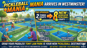 Pickleball Mania Arrives in Westminster: Your Ultimate Guide to Tony Lam Park
