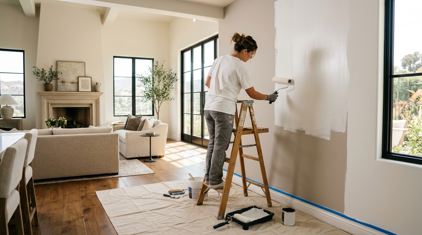 Painting in Lake Forest