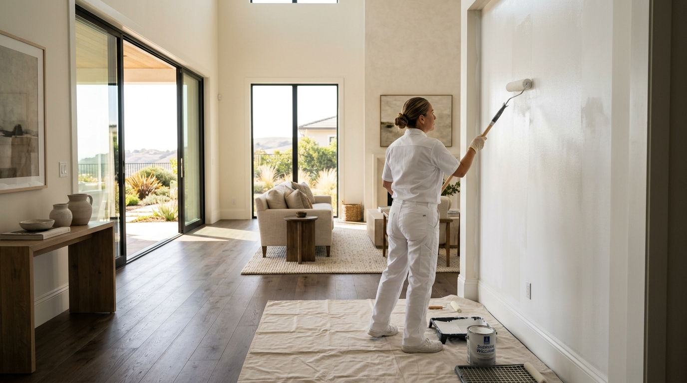 Painting in Lake Forest