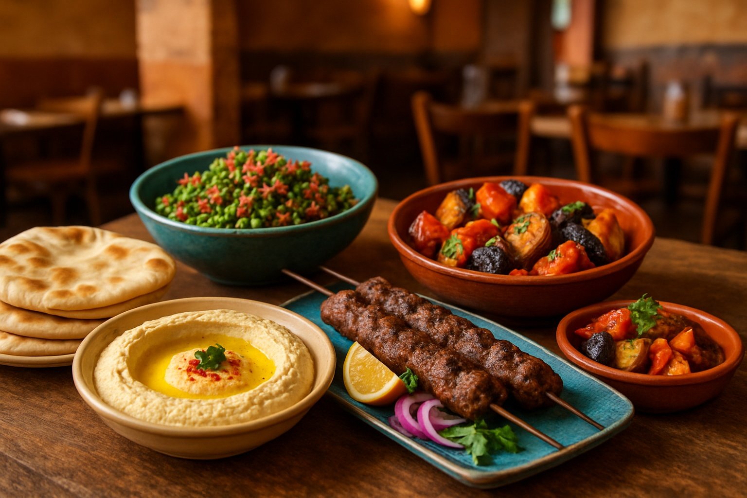 Caspian Mediterranean Kitchen — Specialty Dining in Lake Forest
