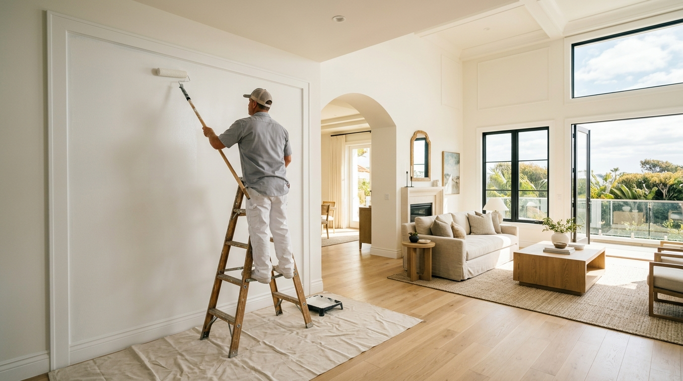 Painting in Lake Forest