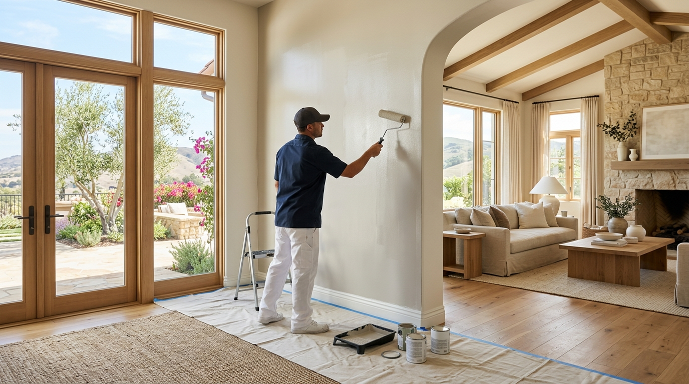 Painting in Lake Forest