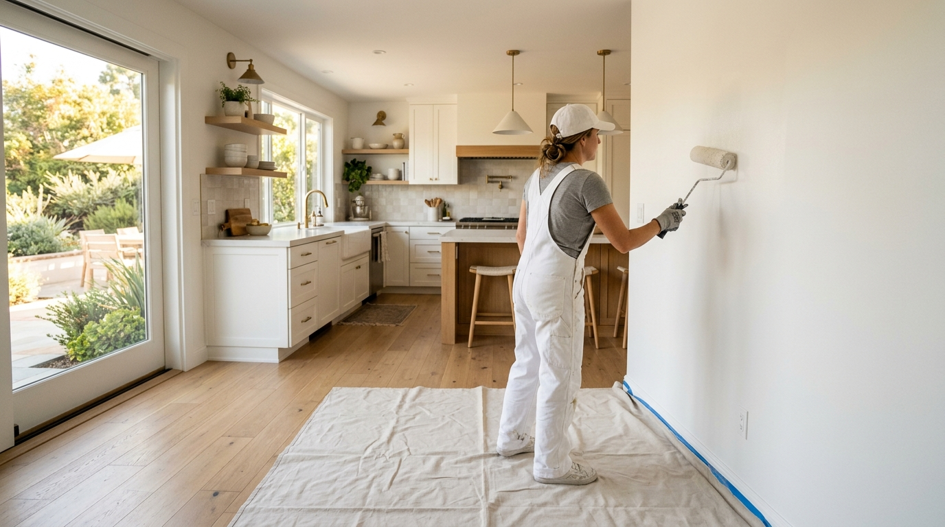 Painting in Lake Forest